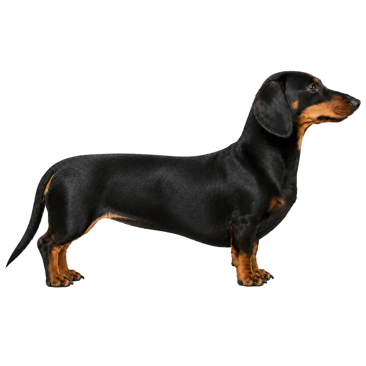 Perro en peso ideal (BCS 4–5): cintura visible, costillas palpables